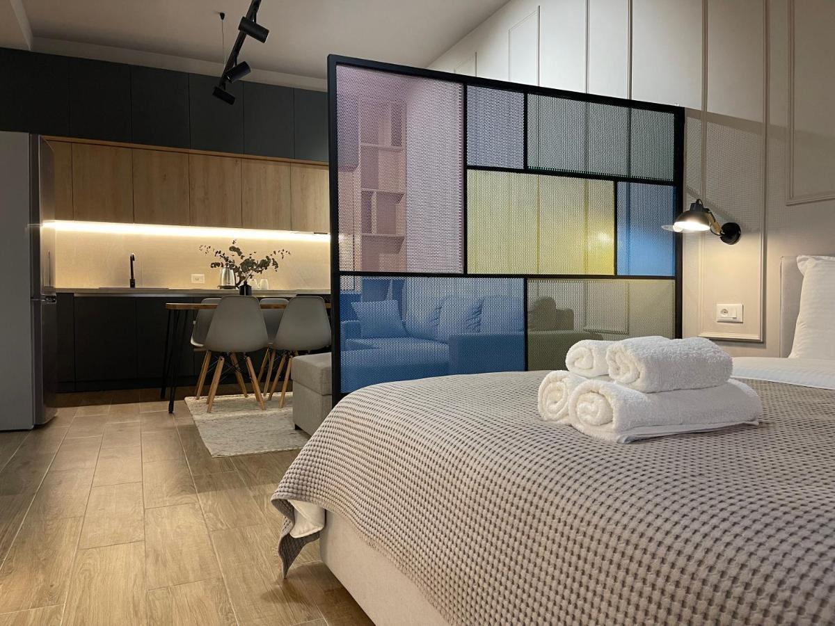 Square 21 Apartments تيرانا المظهر الخارجي الصورة